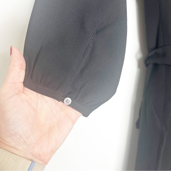 J. Crew black Wrap Dress - Picture 4 of 7